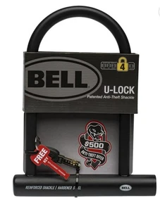 Bell 500- U-Lock Bicicleta Nivel de Seguridad 4 Con 2 Teclas Grillete Antirrobo - Imagen 1 de 3
