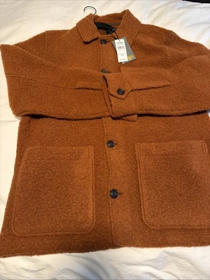 Todd Snyder Burnt Orange Boucle Chore Coat - Medium - Image 1 of 3