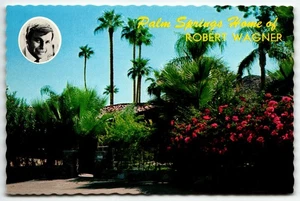 Postcard Home of Robert Wagner Palm Springs California CA UNP - Picture 1 of 2