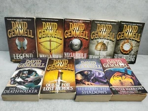 David Gemmell 1-9 Complete Drenai Book Series Bundle Paperback Fantasy Free P&P - Picture 1 of 18