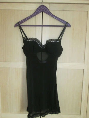 Damas EVIE BABYDOLL TOP REINO UNIDO TALLA 10-12 NUEVO SIN ETIQUETAS Foto 1 de 4