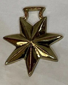 Vintage Harness Brass Star #381 - Picture 1 of 5