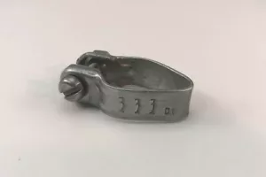 Morsetto per cavi 3 velocità supporto catena SHIMANO 333 D1 originale d'epoca - Foto 1 di 5