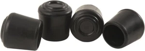 SoftTouch Rubber Leg Tip (4 Piece), 1", Black (4 count pack of 1) - Picture 1 of 6