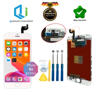 Display LCD für iPhone 6S RETINA Glas Bildschirm Scheibe TouchScreen weiß + Tool - Bild 1 von 1