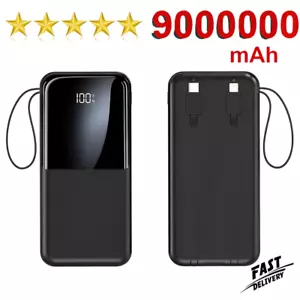 90000000mah Power Bank USB-C Pack Backup Battery Fast Charger For Mobile Phone - Picture 1 of 4