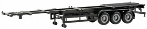 HO Scale Trucks - 480253 - 40FT Container Trailer - Black - Picture 1 of 1