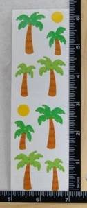 Mrs Grossman PALMEN & SONNE Aufkleber STRAND SPASS URLAUB - Bild 1 von 1