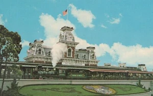Walt Disney World Rail Road Depot - Florida - RPPC sin publicar - Imagen 1 de 3