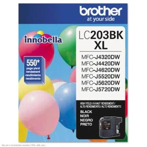 Brother LC203BK Innobella High-Yield Single Ink Cartridge - Black OPEN BOX - Picture 1 of 3