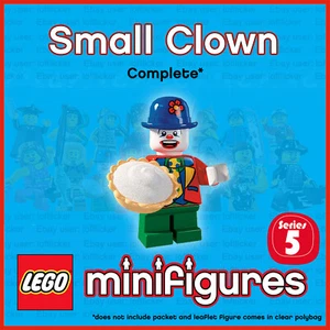 GENUINE LEGO Collectable Minifigures Series 5 Small Clown col05-9 col073 8805 - Picture 1 of 5