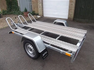 NEW 3 MOTO BIKE Motorbike Trailer Motocross Scooter + ramp - Picture 1 of 13
