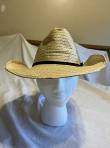 Original Conforma Brim Shape to Suit Yourself Straw Cowboy Hat Size 7 1/4 - Picture 1 of 14