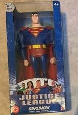 Justice League 10" Superman Figure 2003 Mattel NEW Factory Sealed