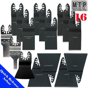 16 Sägeblatt oszillierend Multitool Holz Metall Arbeit DIY Universal Fit - Bild 1 von 8