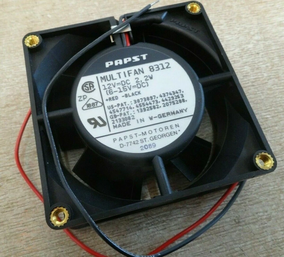 PAPST MULTIFAN 8312 8312M 12V 80mm STARKER LÜFTER COOLER FAN  54m³/h V161 - Bild 1 von 1