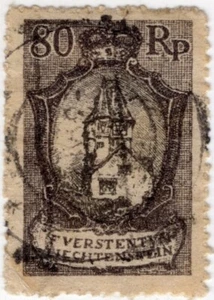 LIECHTENSTEIN YV. 58 GEBRAUCHT, SCHÖN! - Bild 1 von 2