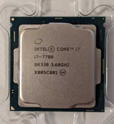 Procesador Intel Core I7 7700 (3,60 GHz, 4 núcleos, FCLGA1151) - SR338 Foto 1 de 4
