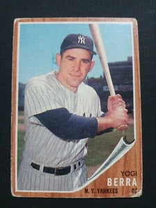 1962 Topps Yogi Berra New York Yankees #360💥🎇⚾ VG/VG+ - Bild 1 von 2