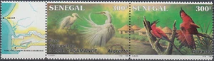 Senegal Birds Basse Casamanca National Park 1987 MNH-30 Euro - Picture 1 of 1