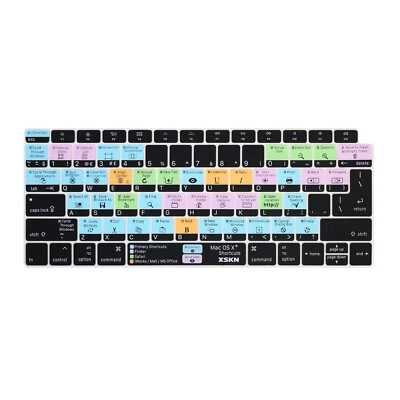 XSKN macOS Shortcut Keyboard Cover for 2018 Macbook Air 13.3 with Touch ID A1932 - Image 1 of 4