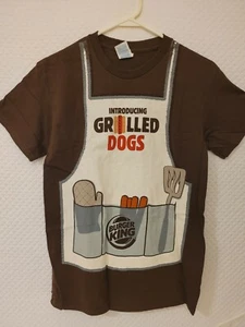 burger king t shirt Introducing Grilled Dogs Size s - Picture 1 of 2