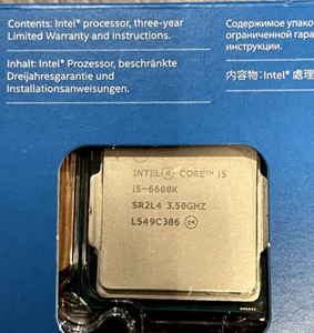 Intel Core i5-6600k 3.50GHz 4 Core Processor Socket LGA1151 - Excellent Shape!! - Picture 1 of 8