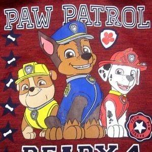 PAW PATROL youth small hoodie German Shepherd cartoon Chase & Marshall & Rubble - Picture 1 of 3