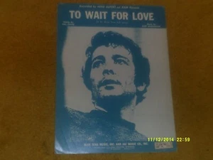 Herb Alpert U.S. sheet music TO WAIT FOR LOVE 1968 5 pages (VG shape) - Picture 1 of 1