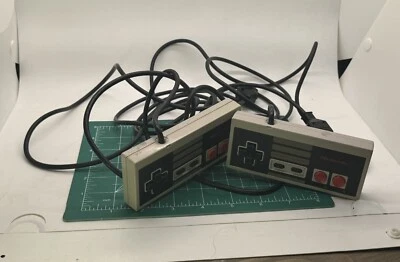 Original Nintendo Entertainment System Game Controllers Lot Of 2 Untested - Image 1 of 4
