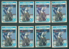 1982-83 O-Pee-Chee #334 Vincent Tremblay RC Rookie 8 Card Lot NM-Mint  Leafs