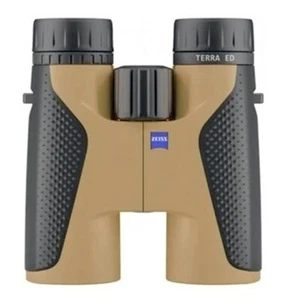 Carl Zeiss 10 x 42 Terra ED Waterproof Binoculars - Sand & Black (UK Stock) BNIB - Picture 1 of 24