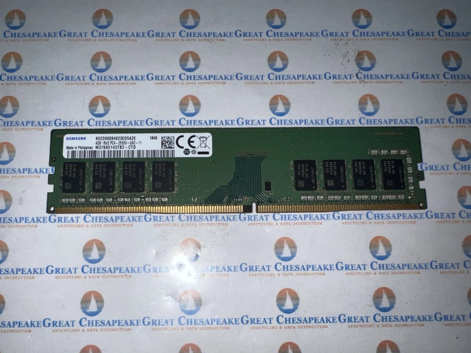 Samsung M378A5143TB2-CTD 4GB DDR4-2666 DIMM Equivalent Desktop Memory RAM TESTED - Image 1 of 1