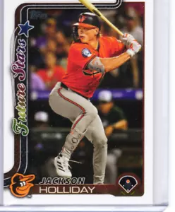 2025 Topps Series One Jackson Holliday 220 Future Stars Baltimore Orioles MLB - Picture 1 of 2