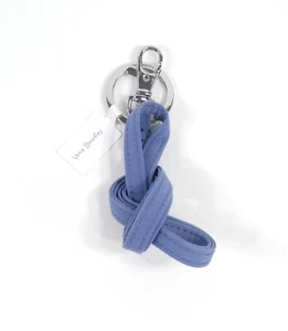 Vera Bradley rustikales blaues Mikrofaser Schlüsselband Neu mit Etikett - Bild 1 von 2