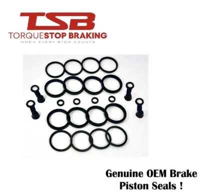 Kit reparación sello pistón freno delantero suzuki 1987 gsxr750 h Foto 1 de 4