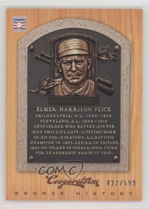 2012 Panini Cooperstown Bronze History /599 Elmer Flick #32 HOF