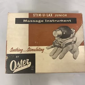 Vintage Oster Stim-U-Lax Junior Electric Massager in Box and Works - Picture 1 of 14