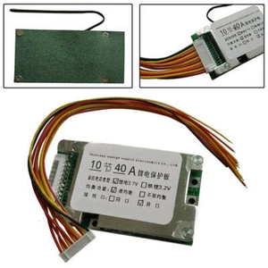10S 40A 36V 10 Packungen BMS PCB Schutz Platine Balance 18650 Li-Ion Akku FS - Bild 1 von 5
