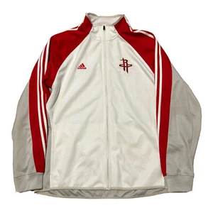 Houston Rockets 2009/10 NBA Warm Up Jacket, Adidas Authentics, Size L, Used, GC - Picture 1 of 5
