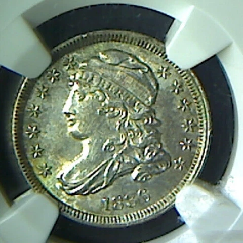 1836 Capped Bust Dime- NGC MS61! Beautiful Type Coin! Cover