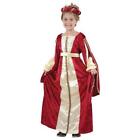 Child Girl's Royal Regal Tudor Princess Fancy Dress Costume