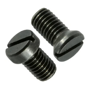 Schwarzoxid Schlitz Fillister & Weber ovale Kopfpistole Schrauben (10 Stck.) - Bild 1 von 23