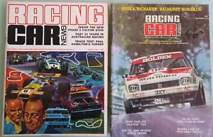 Racing Car News 1971 & 1978 Brock Moffat GTHO HDT Original Magazines rare - Foto 1 di 2