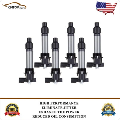 6Pcs Ignition Coil For Saturn Outlook Vue Aura 3.6L V6 UF569 2007 2008 2009 2010 - Image 1 of 4