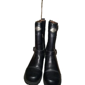 Harley-Davidson Women's Size 8.5 Black Motorcycle Boots - Picture 1 of 7
