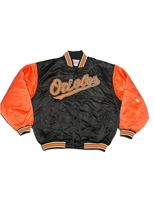 Chaqueta Bomber Vintage Baltimore Orioles Starter Diamond Collection Satén XL - Imagen 1 de 10