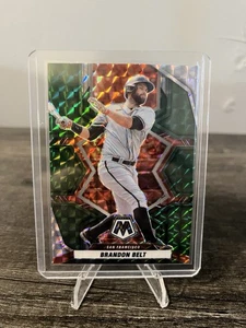 2022 Panini Mosaic - Brandon Belt #192 Green Mosaic Prizm - Bild 1 von 3