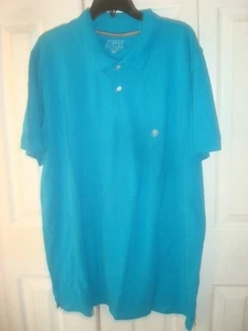 Polo Para Hombre Grande y Alto Aqua Talla 2XLT NUEVO - Imagen 1 de 2