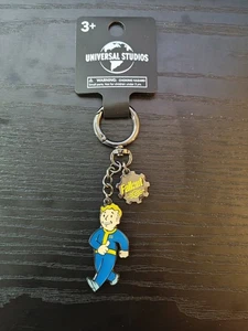 Universal Halloween Horror Nights 2025 HHN Fallout Vault 33 Vault Boy Keychain - Picture 1 of 2